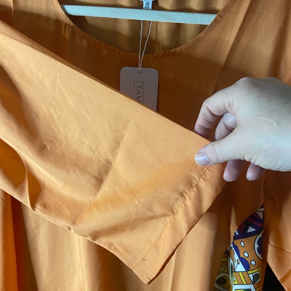 Side Patchwork Midi Dress - Picture 6 of 7